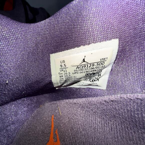 Nike Air Jordan 4 Retro Canyon Purple Sneakers Mid Women's 9 AQ9129-500 No Box - Picture 5 of 8